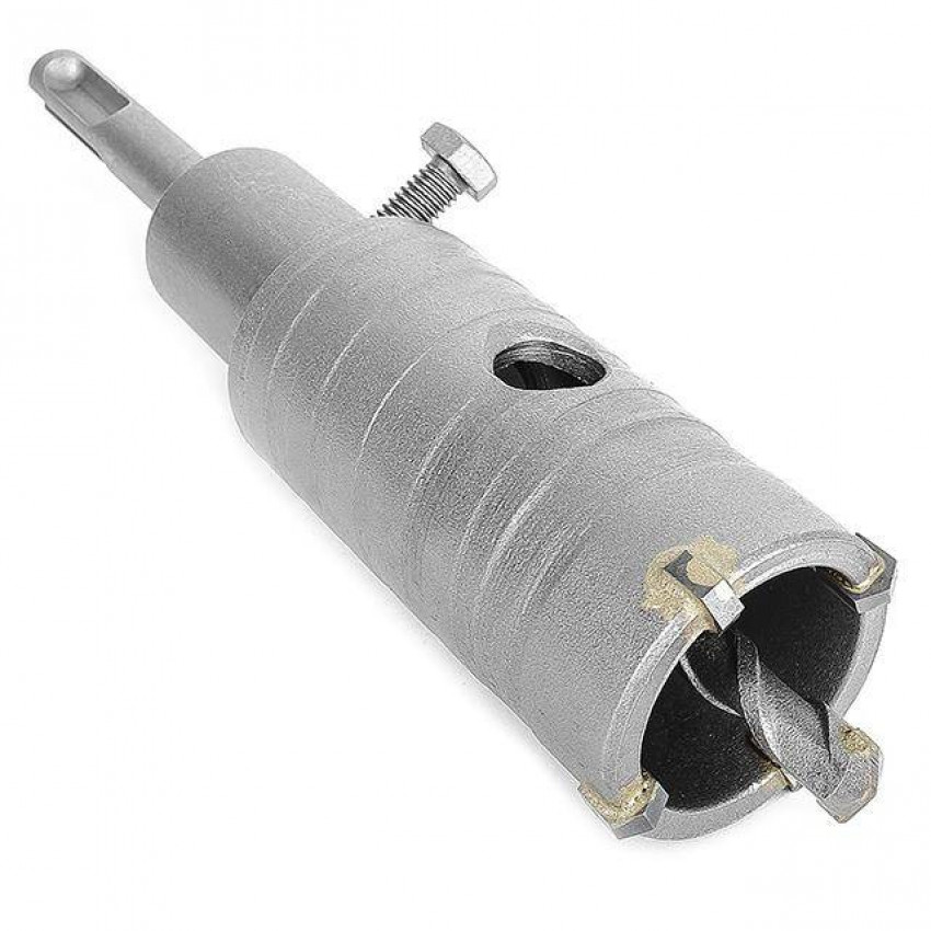 Свердло корончате по бетону 36мм + перехідник SDS Plus 100мм INTERTOOL SD-7036-SD-7036