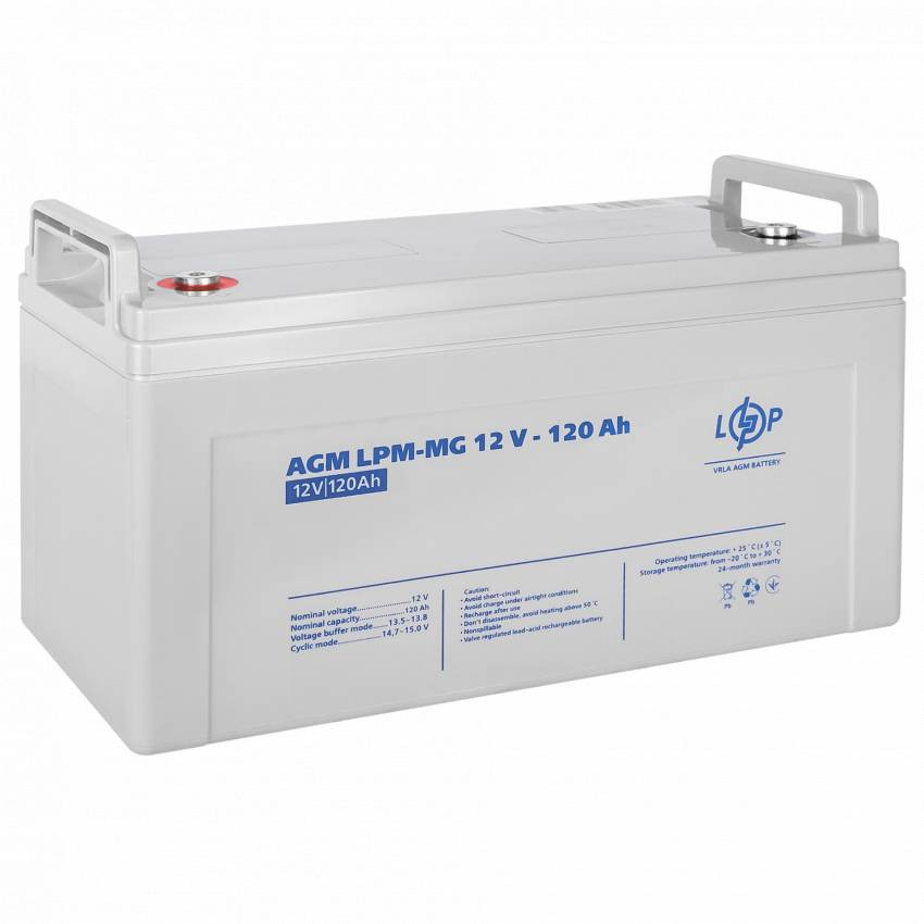 Акумулятор мультигелевий LPM-MG 12V - 120 Ah-LP3876
