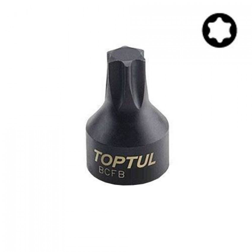 Головка TORX T10 1/4" (цілісна) TOPTUL BCFB0810-BCFB0810