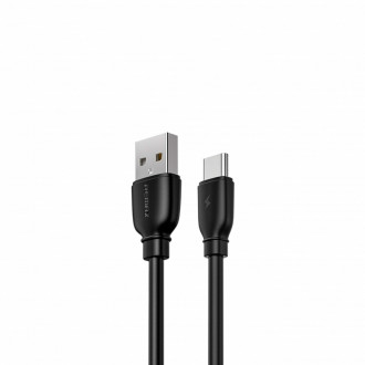 Кабель Remax Suji Pro USB 2.0 to Type-C 2.4A 1M Чорний (RC-138a-b)-[articul]