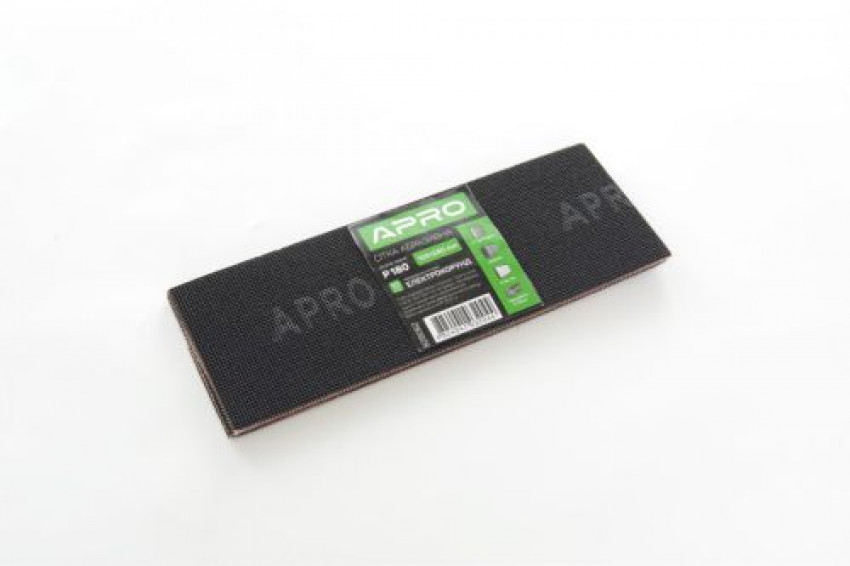 Сітка абразивна APRO P180 105*280мм електрокорунд (10шт)-828082