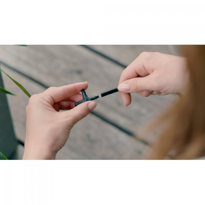 З'єднувач Т-подібний Gardena Micro-Drip-System для шлангів 4,6 мм 10 шт.-13211-20.000.00