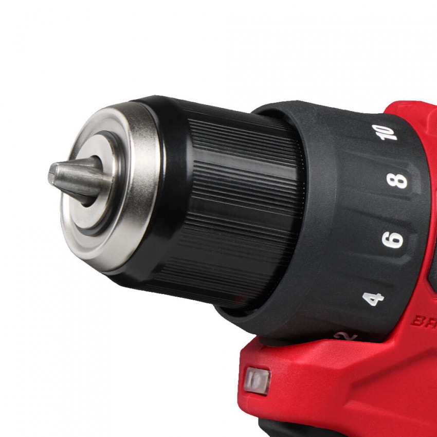 Дриль-шурупокрут акумуляторний MILWAUKEE M12 BLDDRC-402C 40Нм (+ заряд.пристрій, 2 акум., кейс)-4933499688