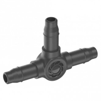 З'єднувач Т-подібний Gardena Micro-Drip-System для шлангів 4,6 мм 10 шт.-[articul]