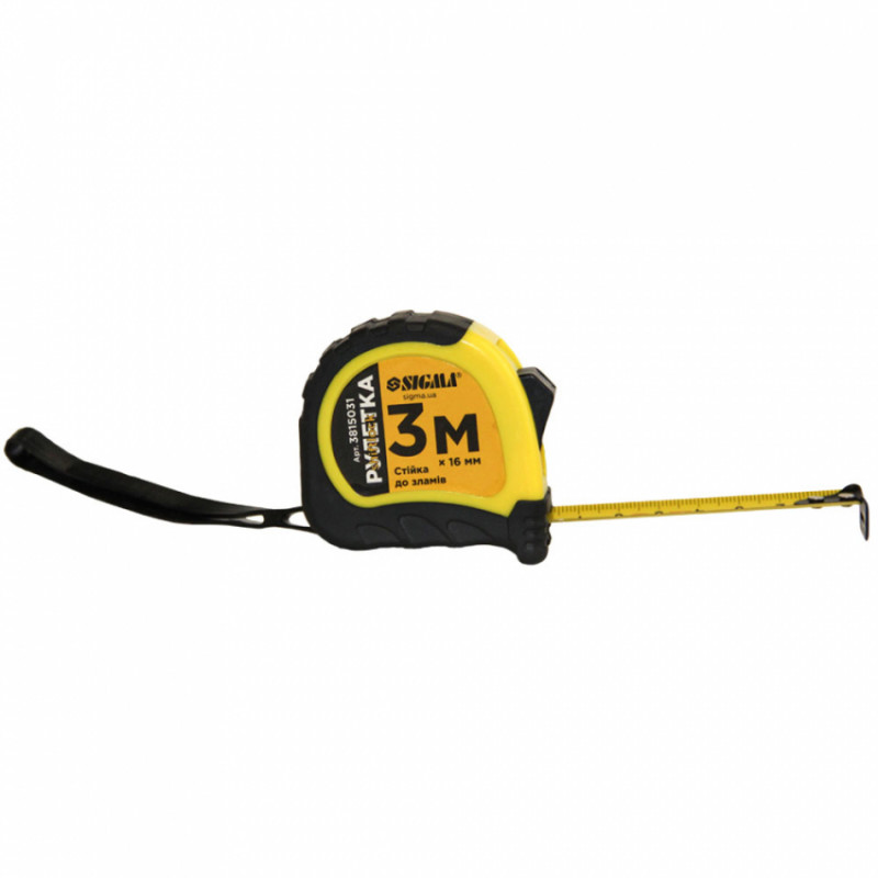 Рулетка shiftlock 3м * 16мм Sigma (3815031)-3815031