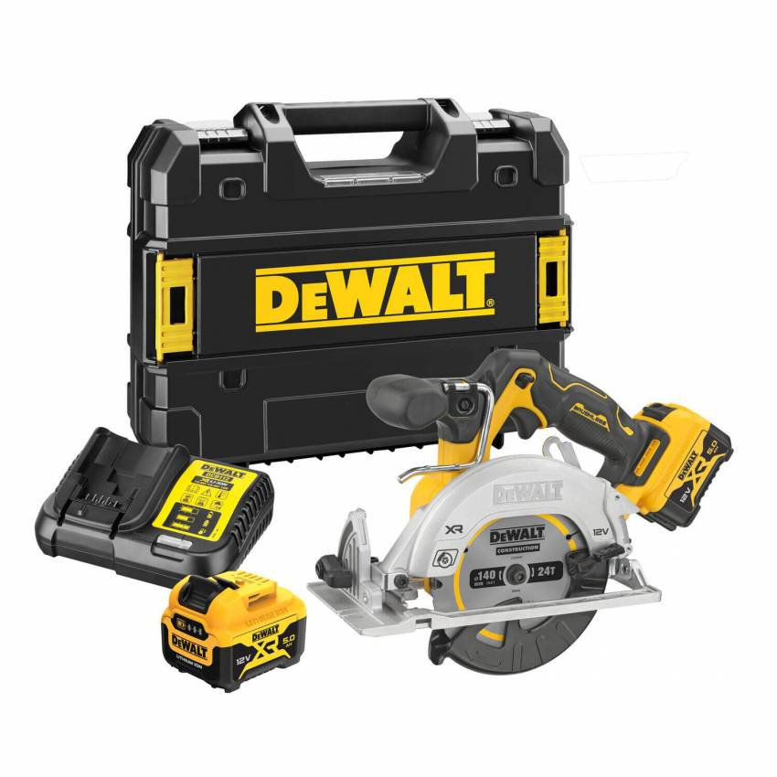 Пила дискова акумуляторна безщіткова DeWALT DCS512P2-DCS512P2