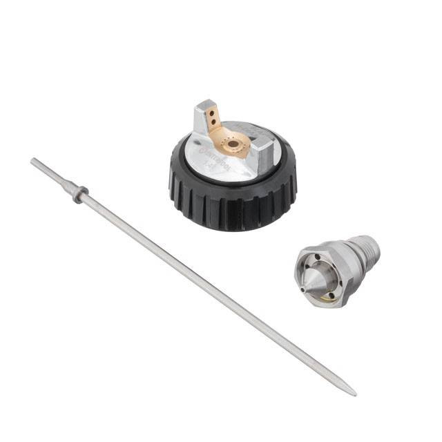 Комплект 1,4 мм форсунка, повітряна головка, голка до краскопультів HVLP BLACK M-DIAMOND (PT-0163, PT-0164, PT-0168) STORM INTERTOOL PT-2614-PT-2614