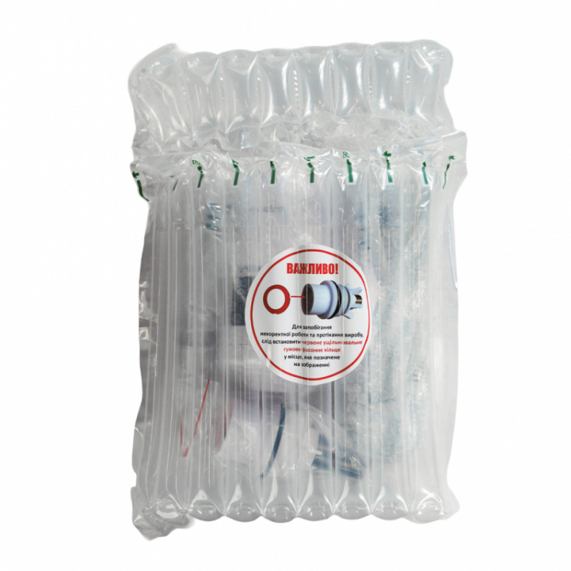 Кран-водонагрівач проточний s96 3.3кВт для кухні вилив вухо на гайці з індикатором і термостатом AQUATICA (9796133)-9796133