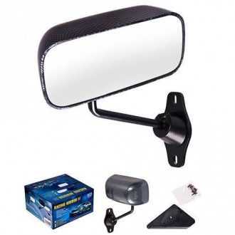 Дзеркало бічне ЗБ F1 CARBONE метал/карбон-[articul]