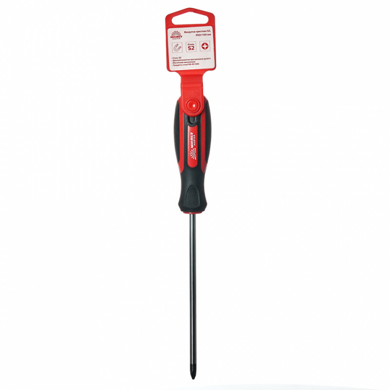 Викрутка хрестова Vitals Master S2, PH2х150 мм-179527