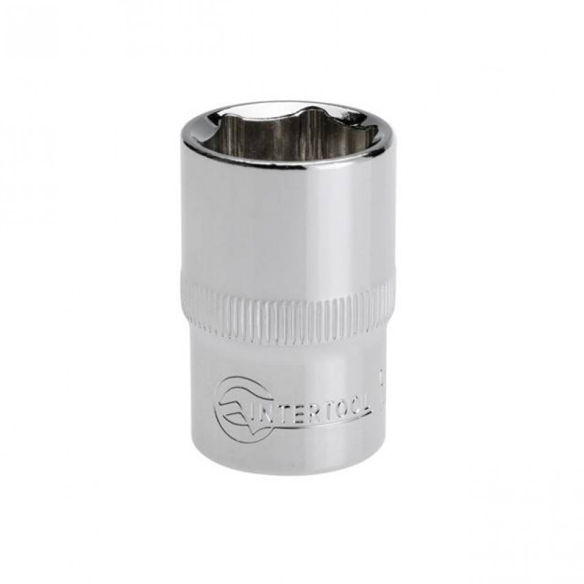 Головка шестигранна 1/2", 18×38 мм, Cr-V, STORM INTERTOOL ET-0018-ET-0018
