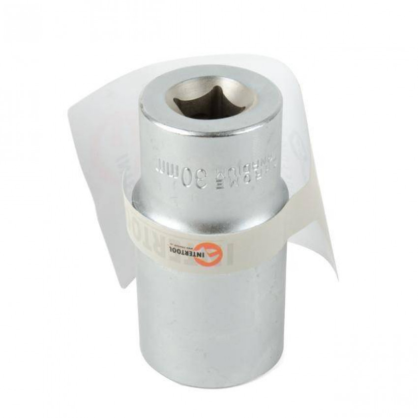 Головка шестигранна подовжена 1/2", 30×78 мм, Cr-V, STORM INTERTOOL ET-0130-ET-0130