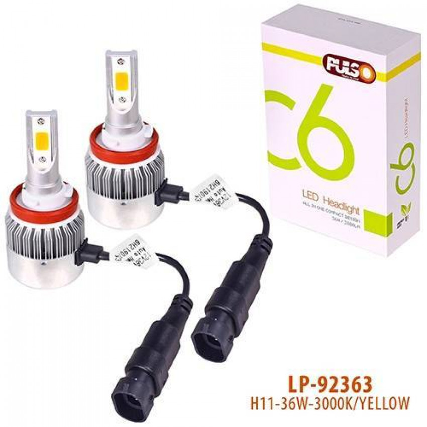 Лампи PULSO C6/LED/H11 PGJ19-2/2*280°COB/12-24v36w/3800Lm/3000K-LP-92363 (40)