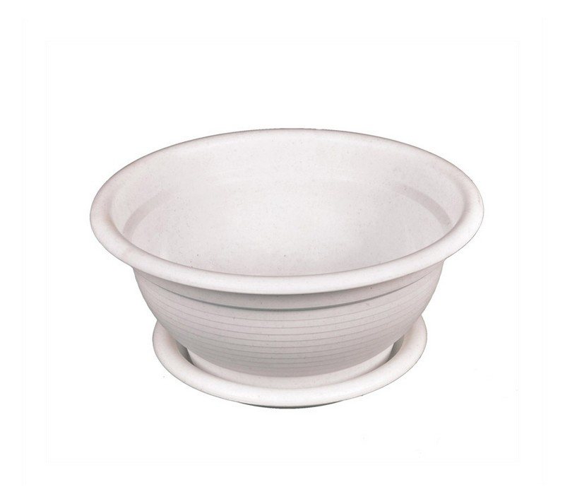 Кашпо ГОСПОДАР "РИМ" Ø18 см біле 92-8029-92-8029