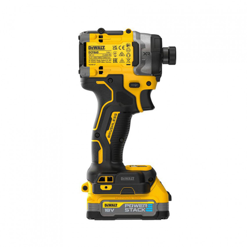 Шурупокрут ударний акумуляторний безщітковий DeWALT DCF860E2T-DCF860E2T