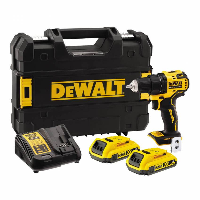 Дриль-шуруповерт акумуляторний безщітковий DeWALT DCD708D2T-DCD708D2T