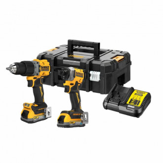 Набір з двох інструментів безщіткових DeWALT DCK2050E2T