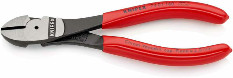 Кусачки бокові особливої потужності KNIPEX 74 01 160 SB-74 01 160 SB