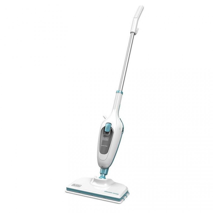 Парова щітка BLACK DECKER, Steam Mop, 1300 Вт, час нагрівання 30 с., ємність резервуару 380 мл-FSM13E1