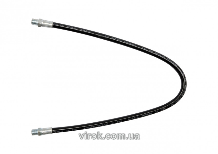 Шланг гнучкий для мастильного шприца YATO Ø3.2 x 500 мм 41 МПа-YT-0710