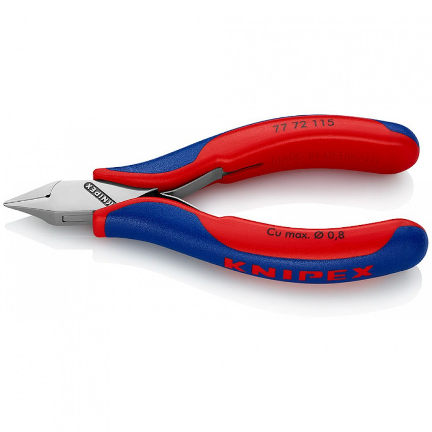 Кусачки бокові для електроніки KNIPEX 77 72 115-77 72 115
