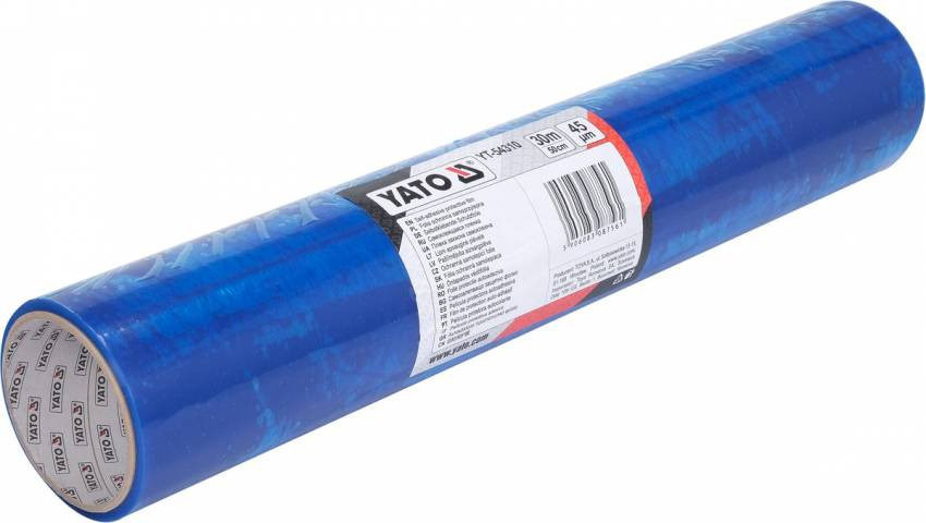 Плівка cамоклеюча захисна YATO, l= 30 м, w= 50 см, t= 45 мкр-YT-54310