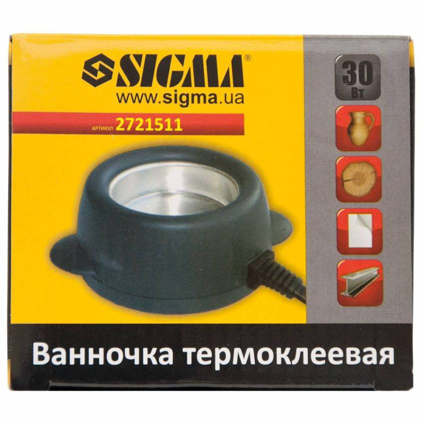 Ванночка термоклейова 30Вт Sigma (2721511)-2721511