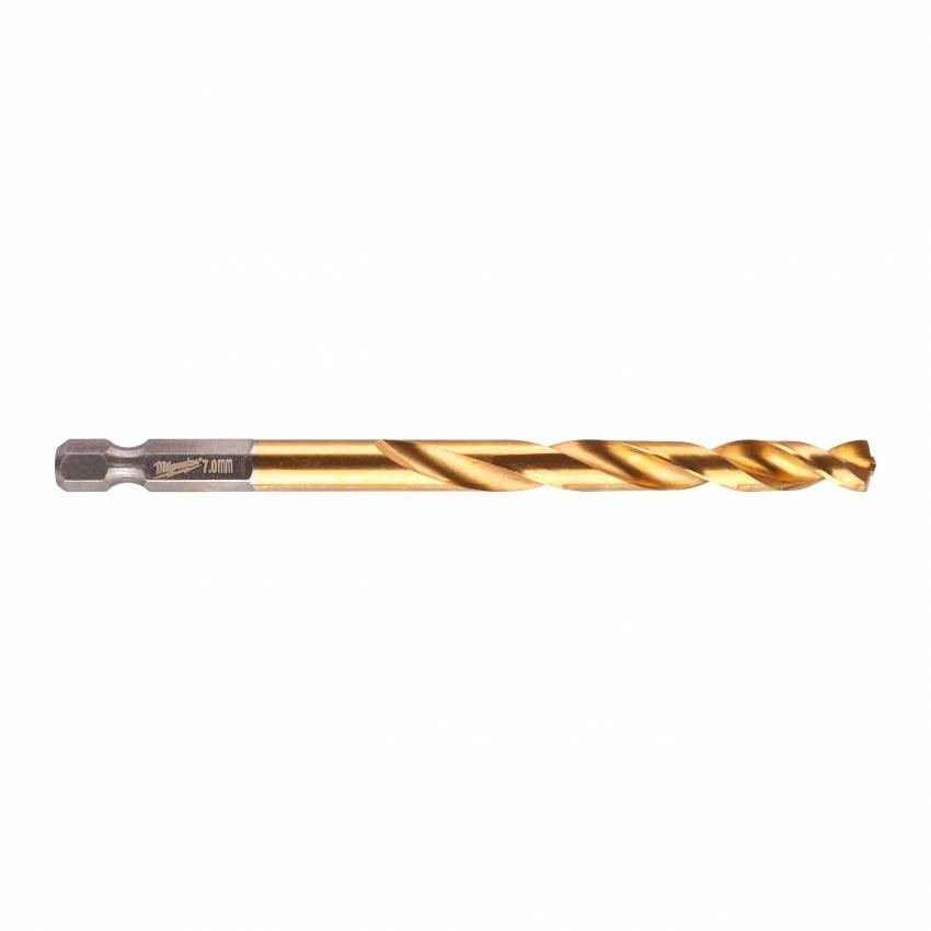 Свердло по металу RedHEX HSS-G TiN MILWAUKEE, Ø4,0мм, (2шт)-48894708