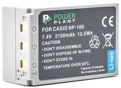 Акумулятор PowerPlant Casio NP-100 2100mAh-[articul]