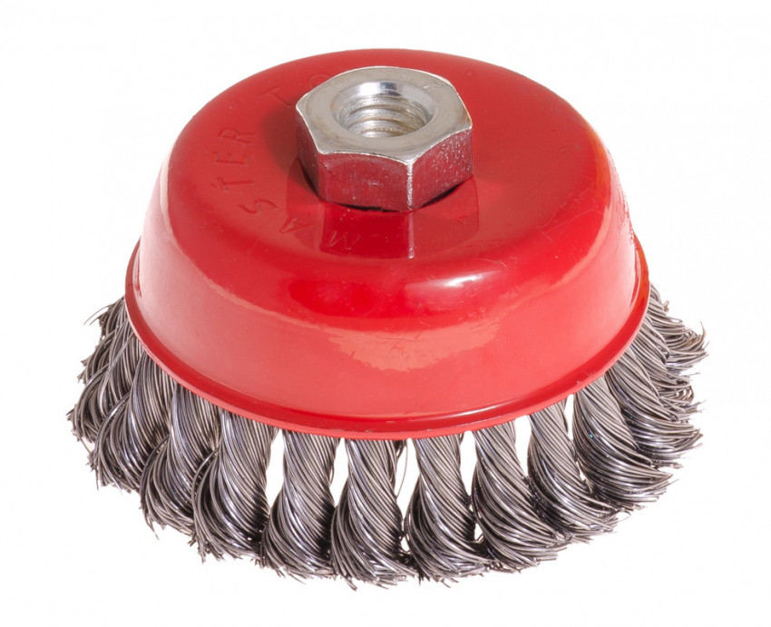 MasterTool Щітка торцева із плетеного дроту D100 М14, Арт.: 19-7010-19-7010