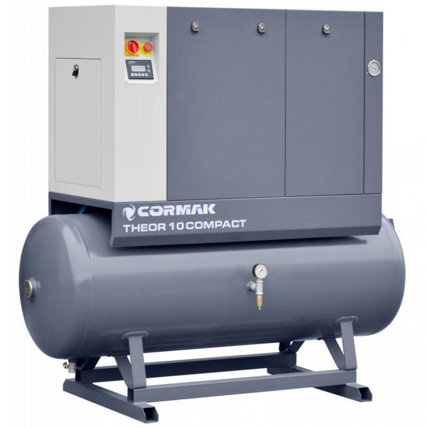 Комплект CORMAK THEOR 20 INVERTER Compact (гвинтовий компресор THEOR20, осушувач повітря N20S, бак 500л)-THEOR 20-10 INVERTER COMP