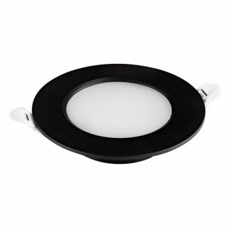 Світлодіодний світильник вбудований LED AURA-5 5W 4200K чорний-[articul]