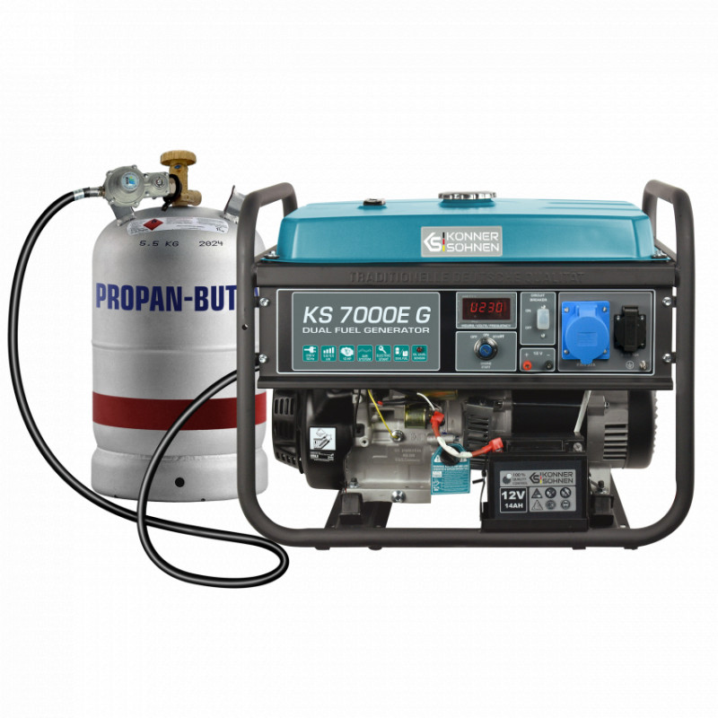 Генератор газобензиновий «Könner & Söhnen» KS 7000E G-KS 7000E G