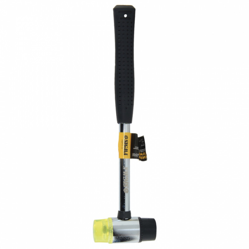 Молоток-киянка з гумово-поліуретановим бойком 370г металева обгумована рукоятка SIGMA (4317151)-4317151