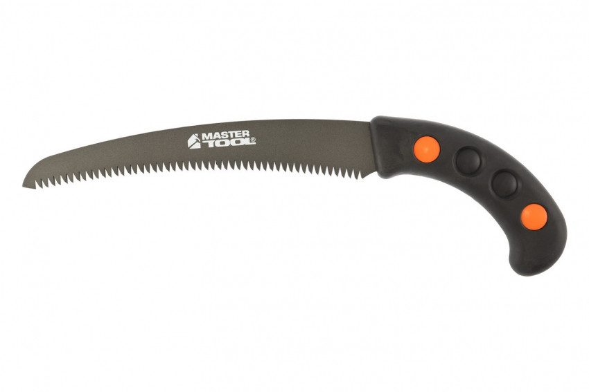 Ножівка садова MASTERTOOL "Самурай" 250 мм 6TPI загартований зуб 3-D заточка 14-6013-14-6013