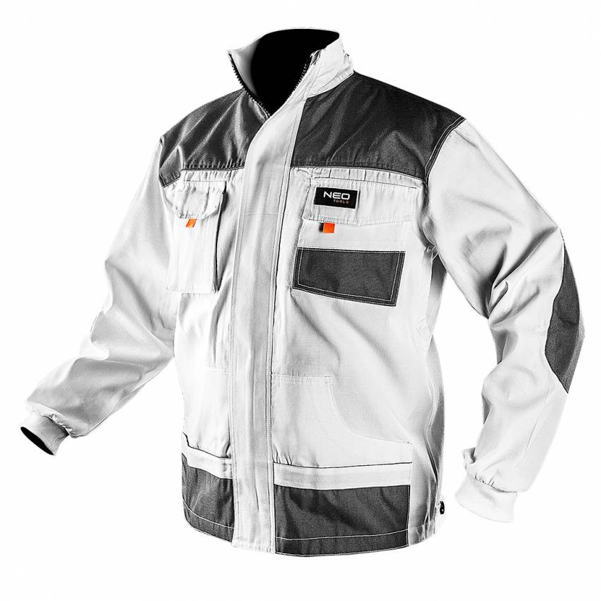 Блуза робоча, біла, розмір XXL/58-81-110-XXL
