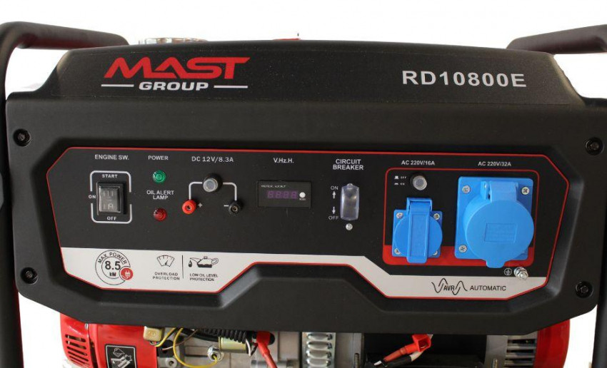 Бензиновий генератор MAST GROUP RD10800E + газова плитка Orcamp CK-505 + електричний обігрівач Gardyer HE2000-KRD10800E