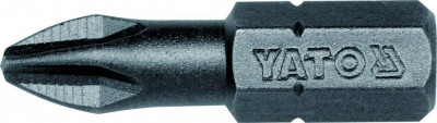 Насадка викруткова хрестова PH2 YATO 1/4&quot;, l=25мм, упаковка 50 шт. [20/40]-[articul]