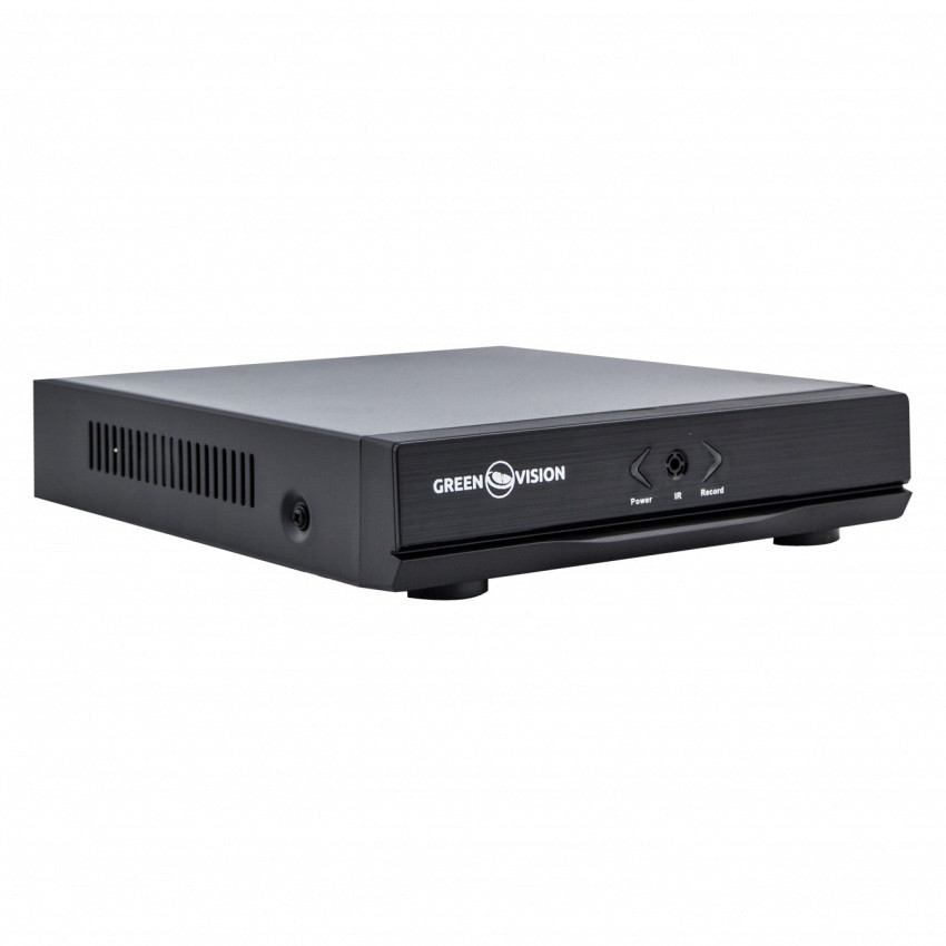 Гібридний відеореєстратор 4-канальний 2.4MP GHD GreenVision GV-A-S032/04 1080N-