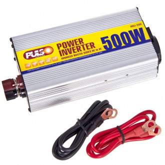 Перетворення. напруги PULSO/IMU 500/12V-220V/500W/USB-5VDC0.5A/мод.хвиля/клеми