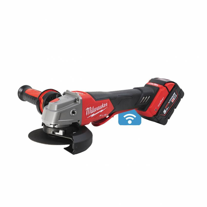 Шліфмашина кутова акумуляторна MILWAUKEE, M18 ONEFSAG125XPDB-0X, Ø125мм (HDкейс)-4933478434