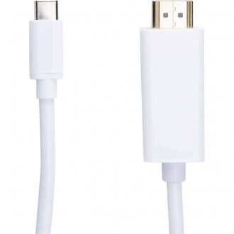 Відеокабель PowerPlant HDMI male - USB Type-C, 1.8м-[articul]