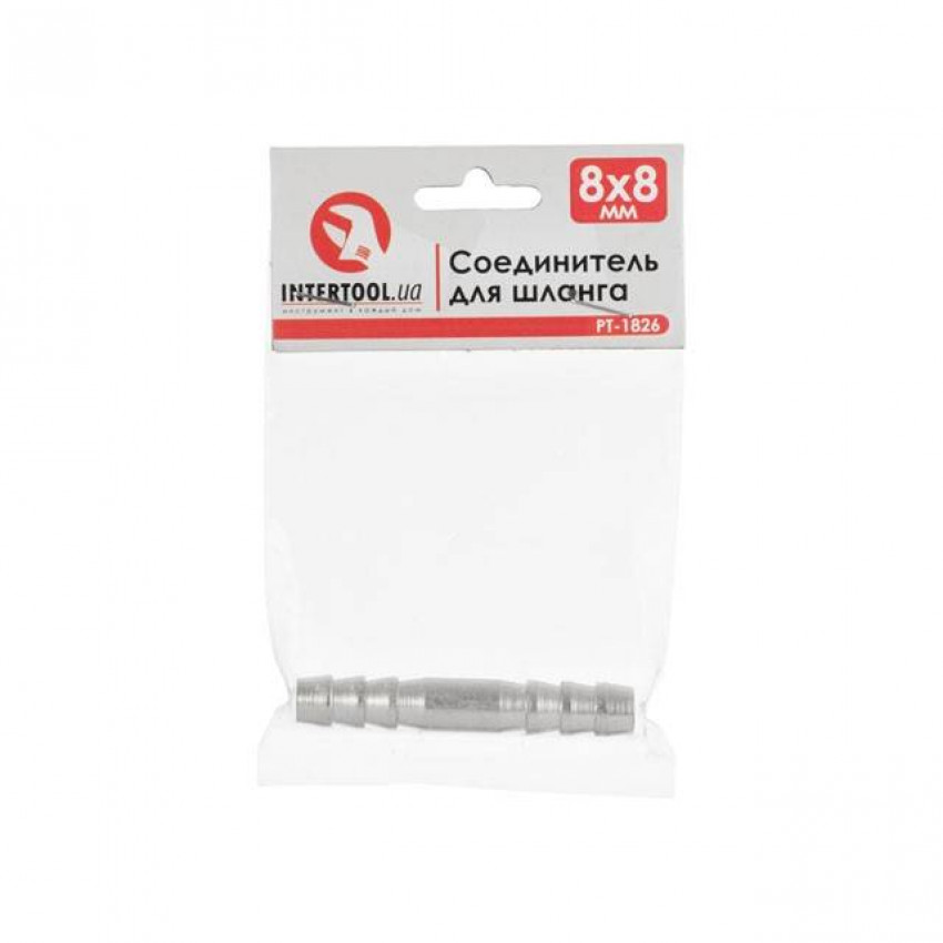 З'єднувач для шланга 8×8 мм INTERTOOL PT-1826-PT-1826