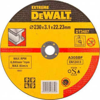 Коло відрізне по металу 230х3.1мм DeWALT DT3487-QZ-[articul]