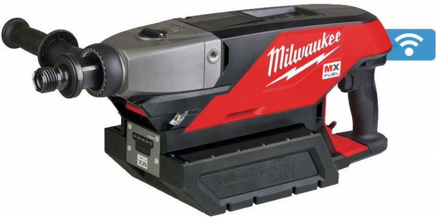 Дриль акумуляторний для алмазного свердління MILWAUKEE, MX DCD150-302CKIT (станина, ЗУ, 2Х3Ач, кейс)-4933471835