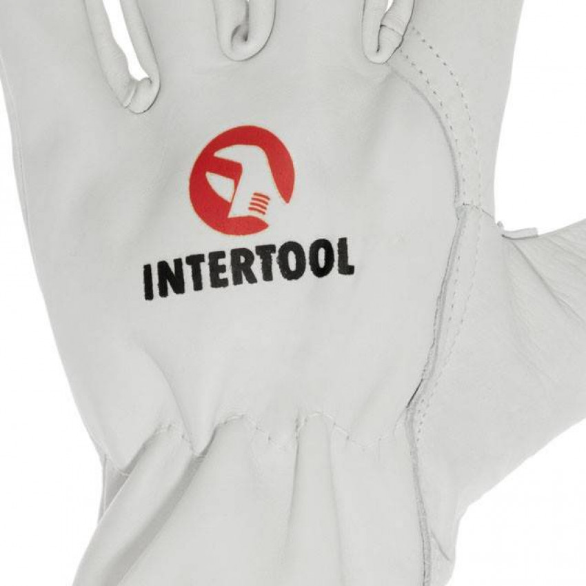 Рукавичка шкіряна з високоякісної волової шкіри 10 "" Driver Style " INTERTOOL SP-0171-SP-0171