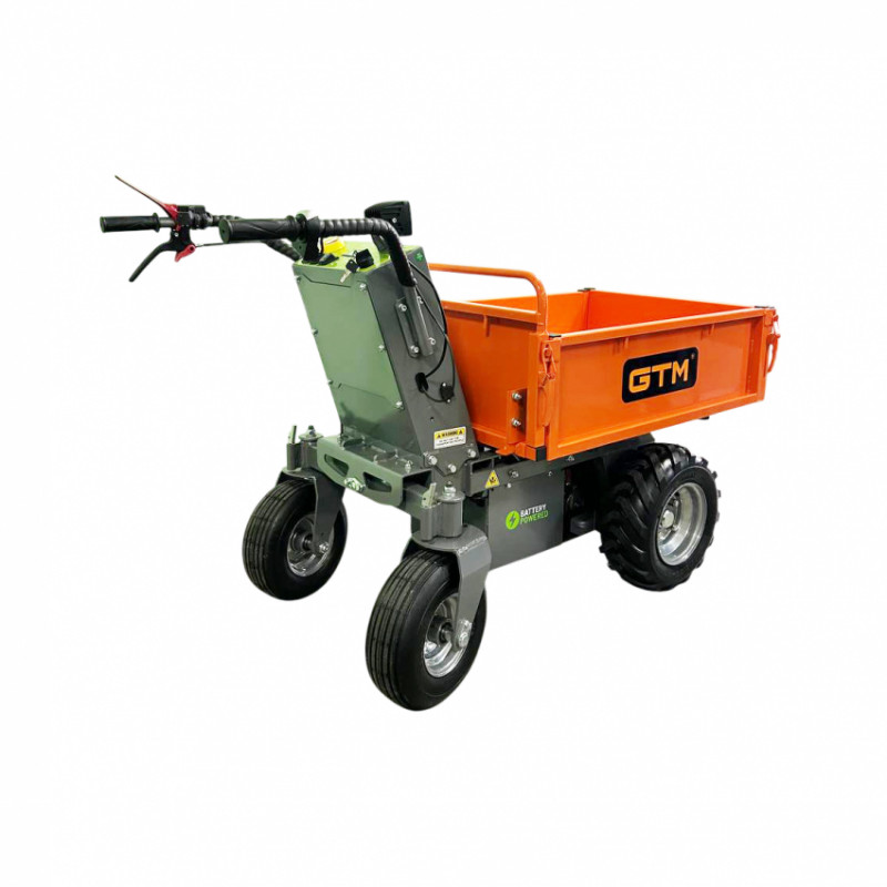 Візок будівельний самохідний на колесах (дампер) 500кг/акк.32Ah-E50M/32A