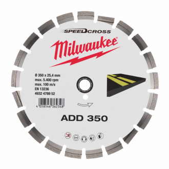 Алмазний диск ADD 350 для асфальту MILWAUKEE-[articul]