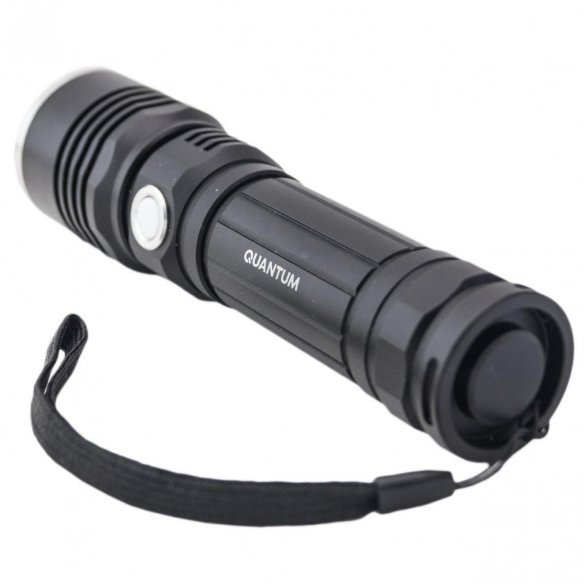 Ліхтар ручний  Quantum Solid-H 10W LED  з USB-C + Li-ion21700/4000mAh, blister-QM-FL1020-21700/4000-PB