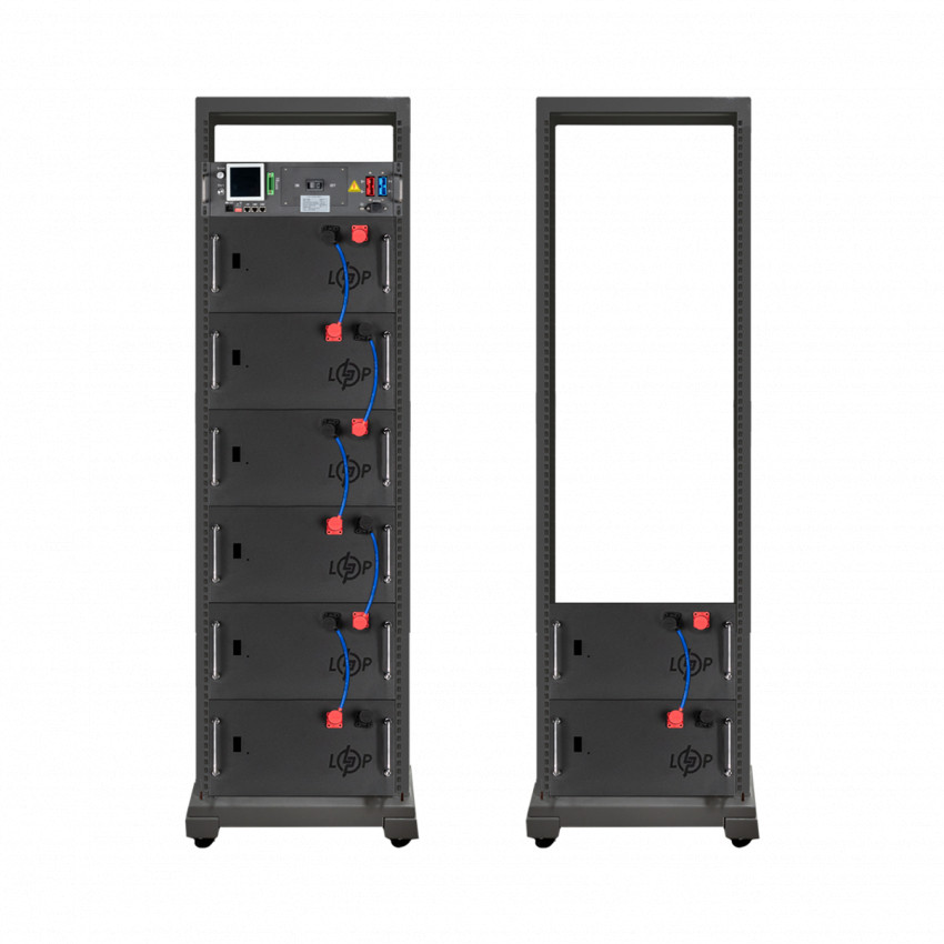 Акумулятор LP LiFePO4 Battery HVM 409,6V 280Ah (114688 Wh) BMS 125А AB Lrack black-